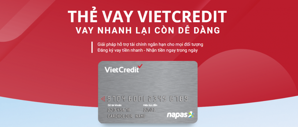 Thẻ vay Vietcredit